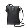 Fashionable Solid Color Simple Style Portable Phone Bag, Fashionable Trend Mini Compact and Versatile Diagonal Cross Bag, Zero Wallet