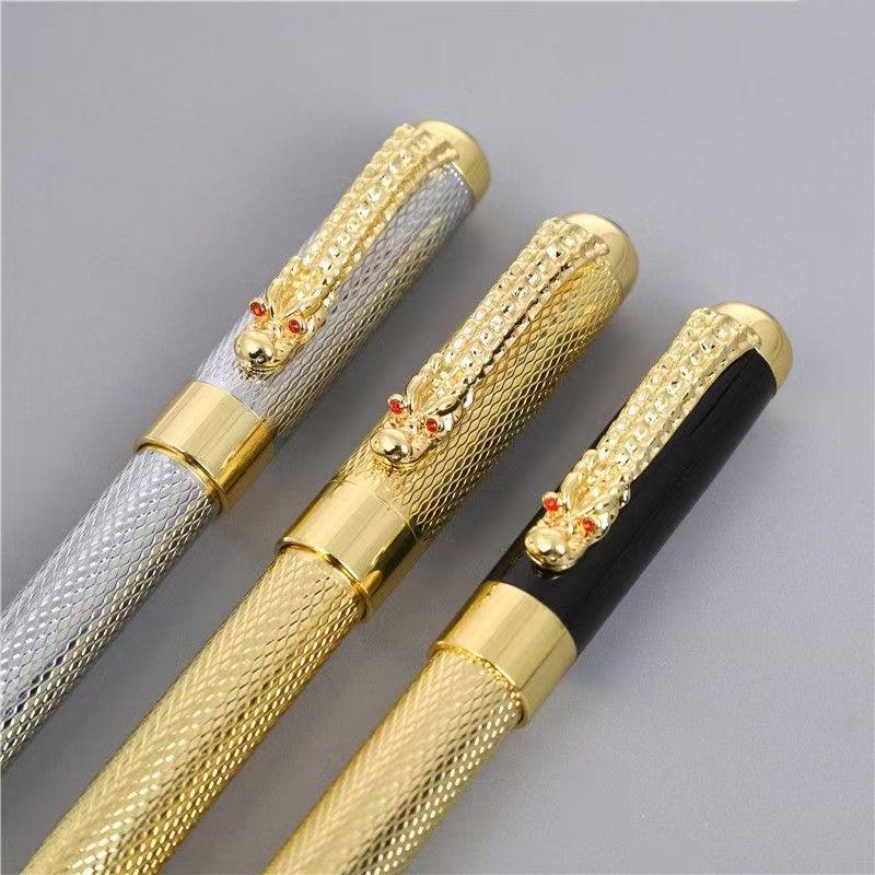 Luxury engraved business office metal signature pen, conference ballpoint pen, event gift pen