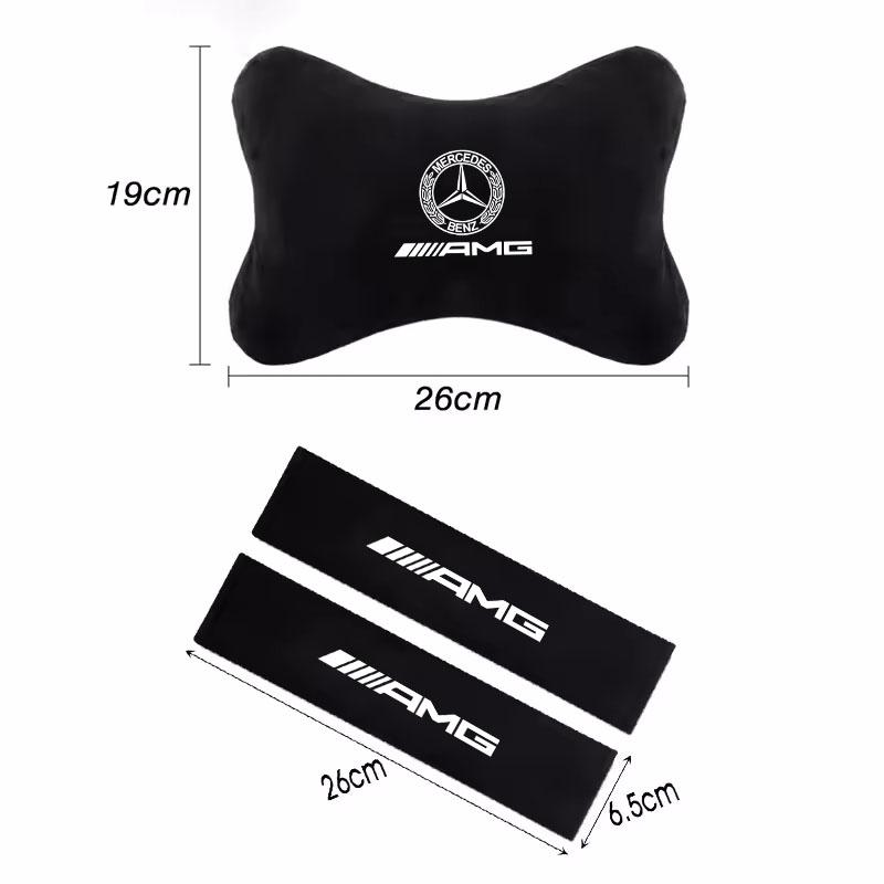 Car Neck Headrest Pillow Car Seat Neck Pillow Head And Neck Support for Mercedes Benz C E Class GLC GLE GLB W177 W205 W212 W213