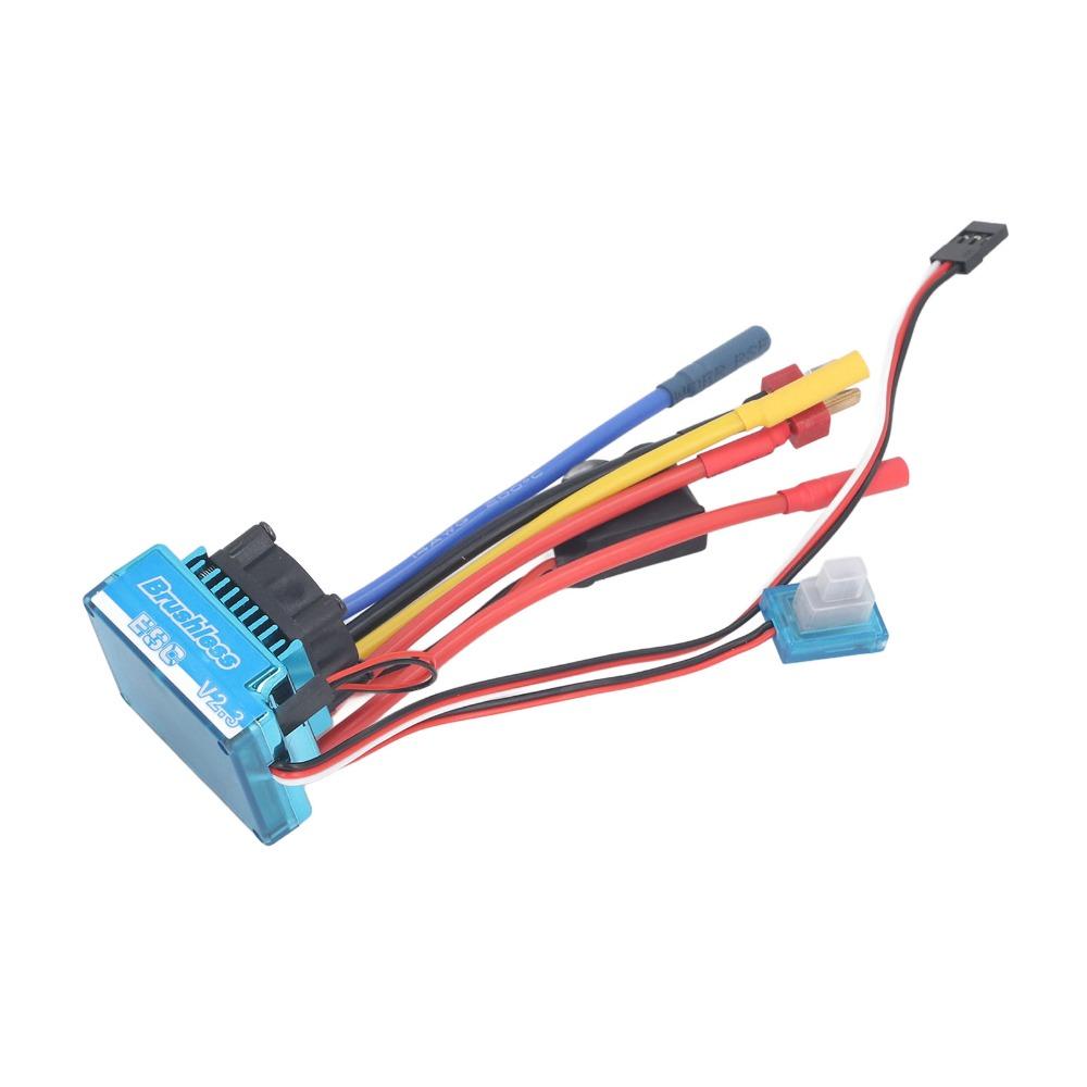 80A Brushless ESC Aluminum Alloy Electronic Speed Controller RC Car Brushless ESC For RC Car