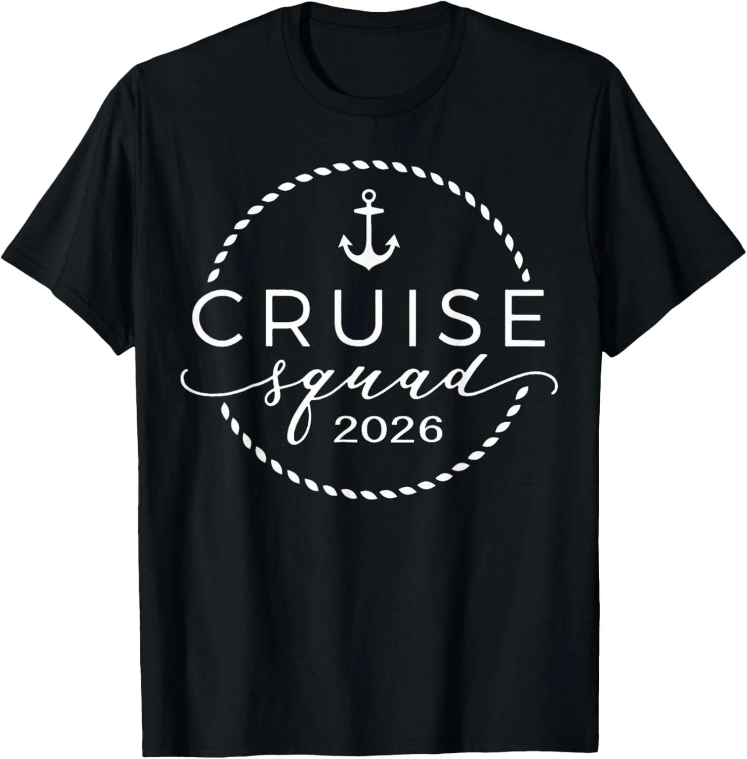 Cruise Squad 2026 Summer Vacation Matching Family Cruise T-Shirt unisex T-Shirt L