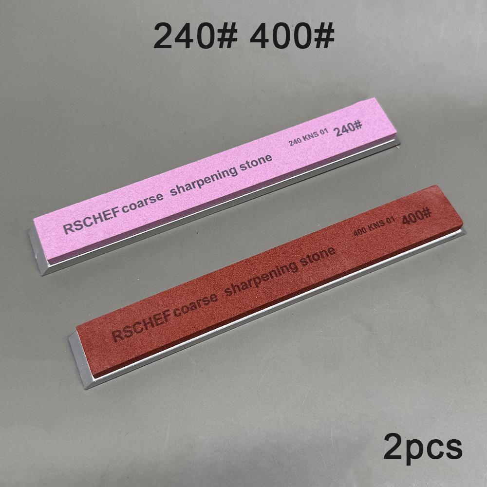 

New 2/3/4pcs Aluminum Base Sharpening Stone 240/400/600/1000# Portable Household Sharpening Accessories Grinding System Hot
