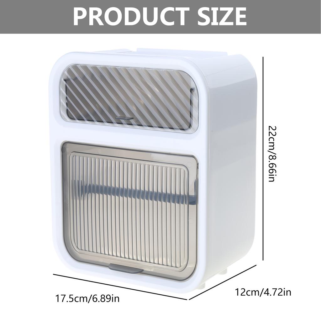 Wall Mounted Bathroom Tissue Box Dispenser With Drawer Waterproof Toilet Paper Storage Box for Toilet Paper Rolls Gifts