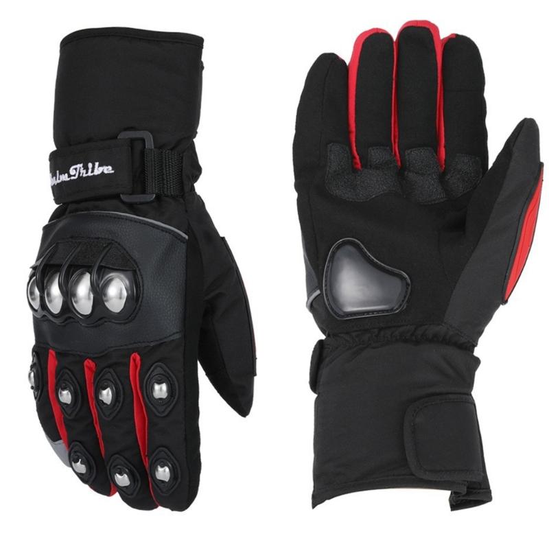 

Thickened Motorcycle Gloves Skiing Warm Fleece Gloves Men Womens Outdoor Sports Riding Windproof and Warm Winter Gloves M