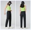 Unisex Quick-Dry Ice Silk Cuffed Pants – Cool, Lightweight, Straight-Leg for Summer