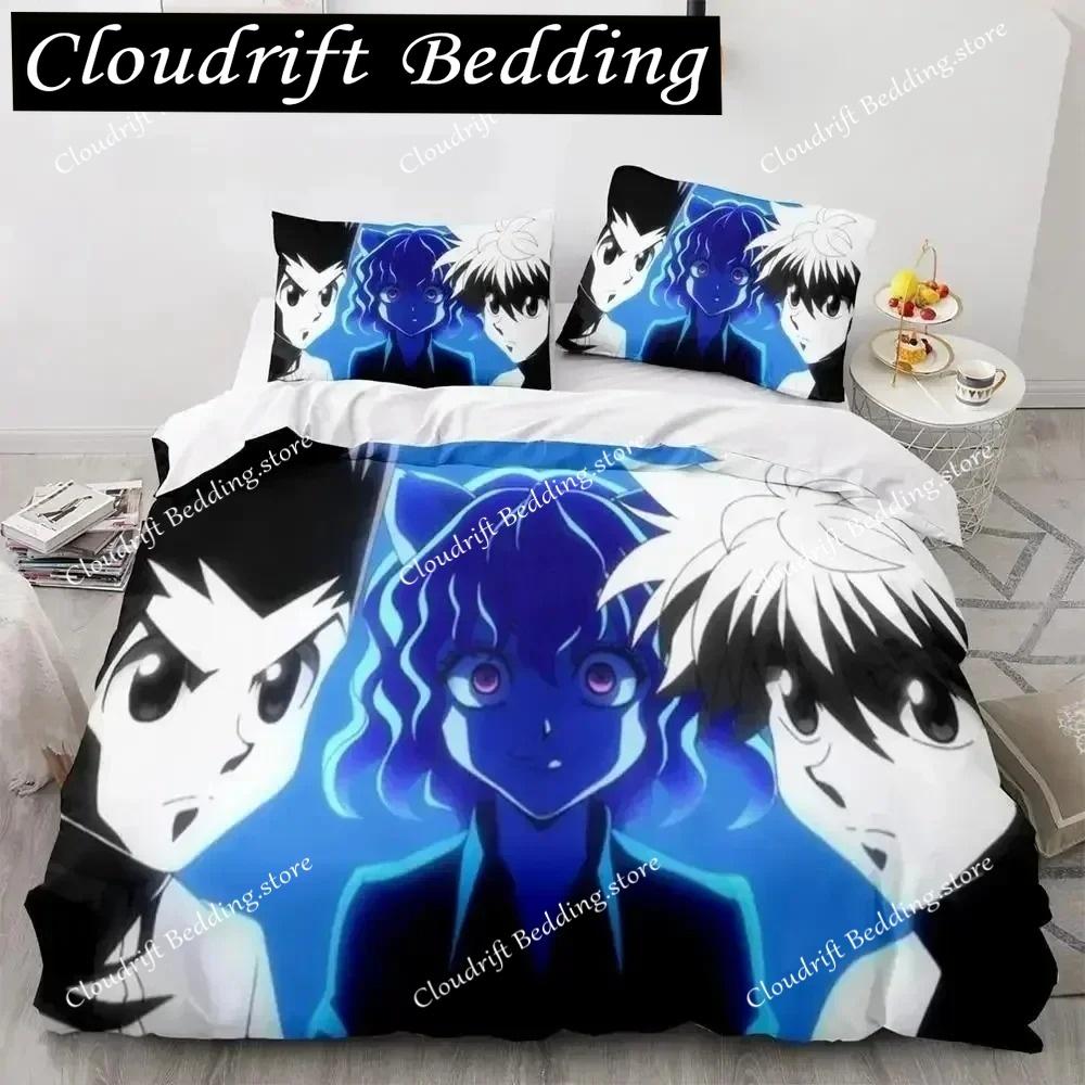 3D Print HUNTER×HUNTER Bedding Set Single Twin Full Queen King Size Bed Set Aldult Kid Bedroom Duvet Cover Sets