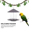 Hängender Automatischer Kolibri-Futterspender Einfache Installation Großes Fassungsvermögen Lockt Vögel An Außenbereich Garten Terrasse Wildvogel-Futterspender
