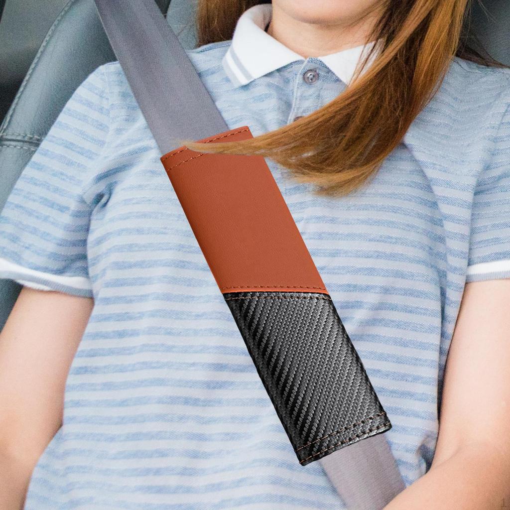 Vehicle Seat Belt Pad Car Seatbelt Cover for Adults Accessories Anti Scratch Black