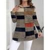 Women's Plus Size Spring/Autumn Clothing, Fashion Pattern All-Over Print