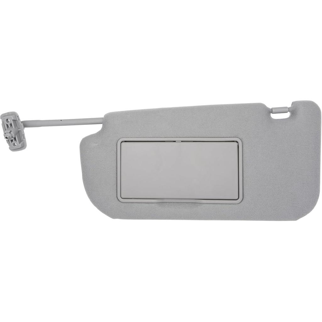 NHILES Driver Left Side Sun Visor Replacement Fits for KIA Sportage 2005-2010 Sunshade Without Light 85202-1F090LX Color Gray