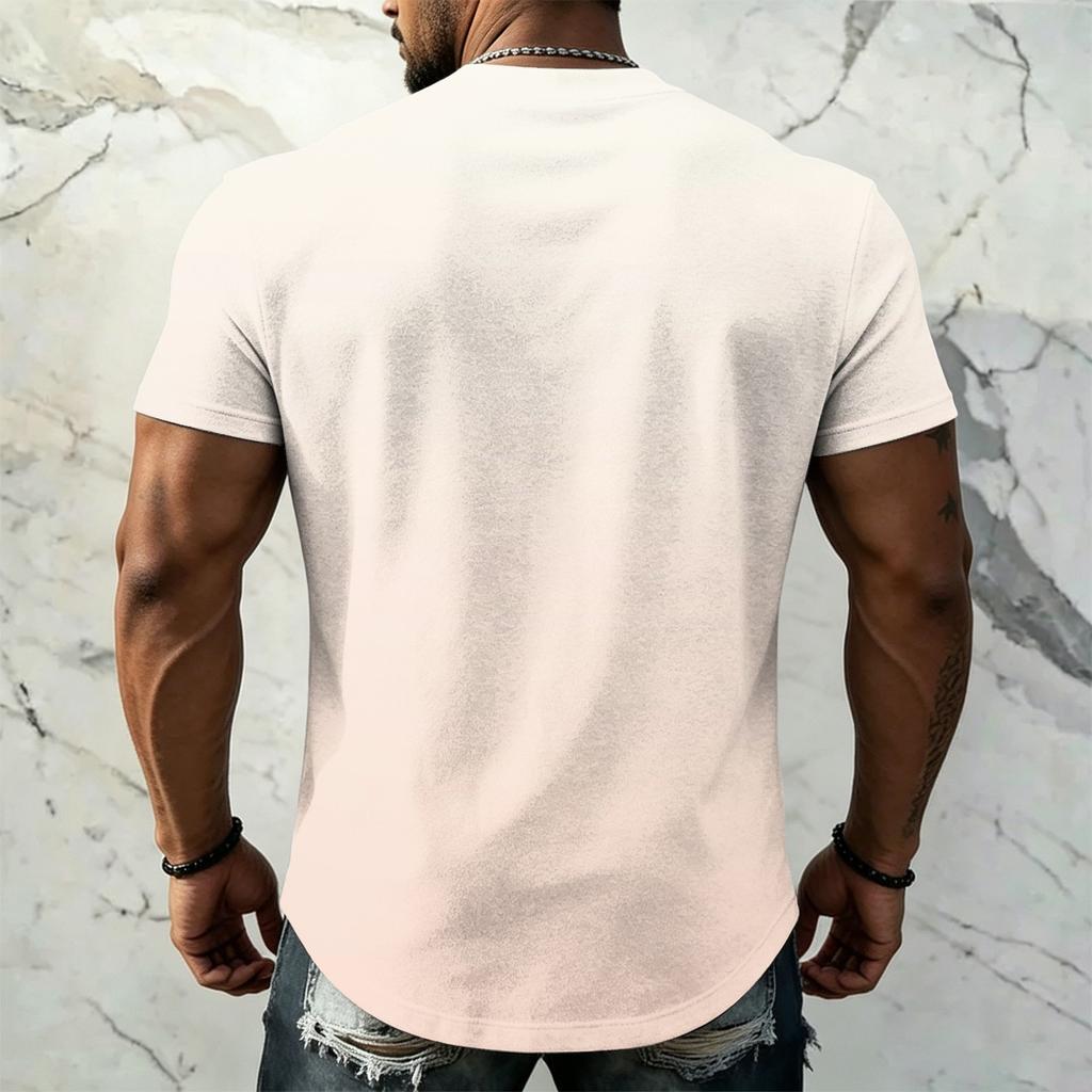 Men's Vintage Short Sleeve T Shirt Loose Fit Breathable Summer Sports Streetwear Casual Everyday Basic Top