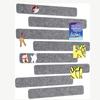 6Pcs Wall Decoration Felt Pin Board Lightweight Combo Bulletin Board Decorative Memo Boards  Home