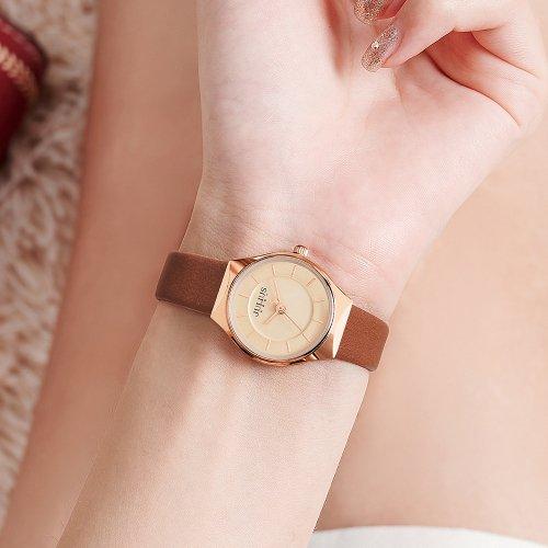 [JULIUS] JULIUS Women s Leather Band Watch JA-1343 A