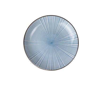 Japanese Traditional Style Ceramic Tableware Dinner Plates Porcelain Dishes Saucer Plate Sushi Plate Rice Noddle Dinnerware
