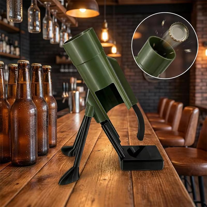 Ouvre-bouteille tactique lanceur de capsule à pression pour bouteille de bière Ouvreur à pression Outil de barman Nouveau 2026