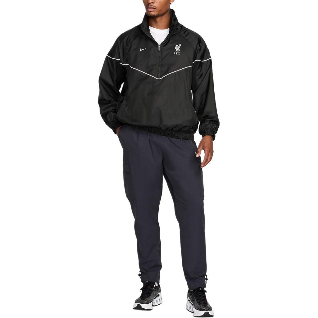 New Nike Liverpool Fc Windrunner Men's Nike Soccer Anorak Jacket FZ8680-321