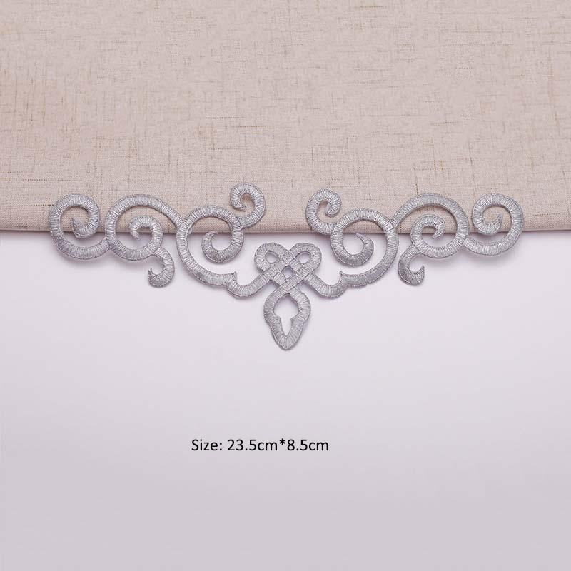 Diy Garment Decorative Hotfix Accessories Patch Sticker Embroidery Costume Dress Bag Hat Edge Embellished Iron-on Applique Patch