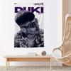 Singer Rapper Dduki Tapestry Microfiber Wall Hanging For Bedroom Living Room Decor Outdoor Festival Garden Bar Background