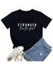 BLACKOO Stärkere Grafik-T-Shirts für Damen Niedliche T-Shirts