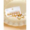 European and American Stainless Steel Heart, Star, and Butterfly Shape Accessory Set for Women