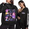 Hot Kpop Demon Hunters Printed Hoodies Hip-hop Zipper Hoodies Autumn Winter Streetwear Sweatshirt Women Men Long Sleeve Zip Coat