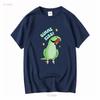 Gimme Kiss Green Ringneck T Shirt Indian Funny Parrot Owner Gift Idea Birb Merch Long or Short Sleeves Vintage Washed Stretched