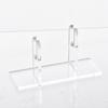 1PC Transparent Acrylic Handheld Fan Display Holder Storage Display Stand Desktop Fan Organizer Performance Props Holder