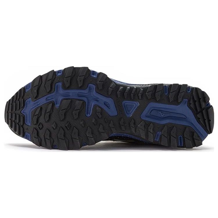 Mizuno Racer Trail Wltr30 Fashion Thick Sole Shock Absorption Non-Slip Wear-Resistant Low-Top Running Shoes Unisex Sneaker Blue Green White D1GH231201