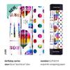 Rainbow Dots & Hearts Birthday Gift Wrapping Paper Set
