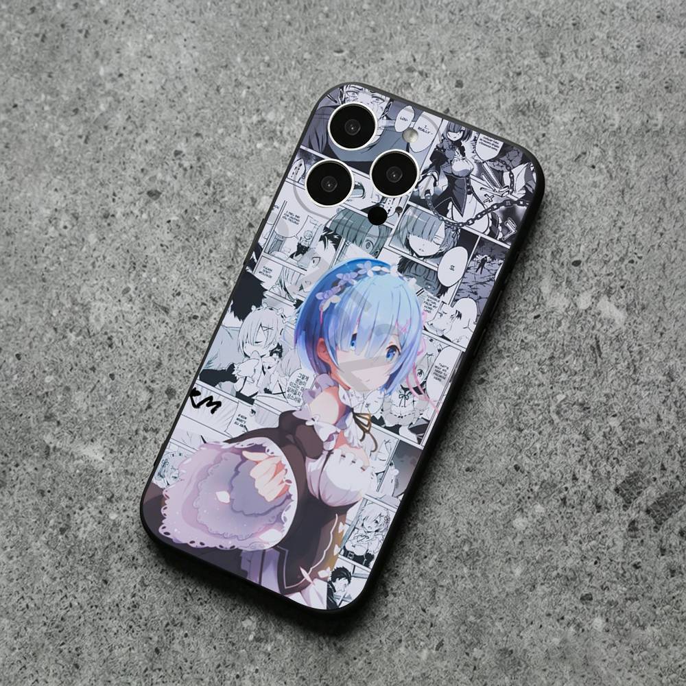 Rem R-Re Anime Z-Zero Phone Case For IPhone17,11,12,13,14,15,16,XS,XR,X,Mini,Pro,Max,Plus,Shell,Cover