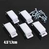 5-10set Magnetic Furniture Cabinet Locks Latch with Screws Door Cupboard Closer Hardware Plastic Strong Powerful Locking