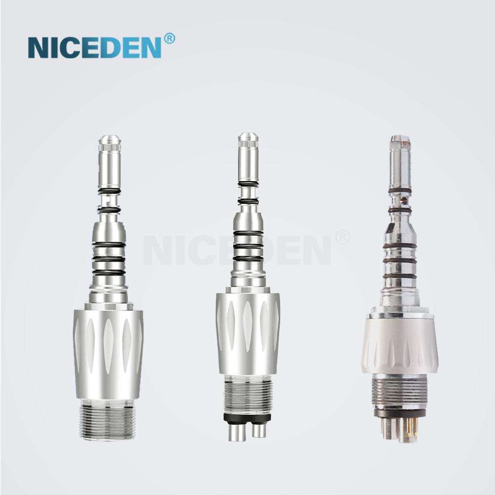 Dental 6 Hole Self Generator LED KVO Quick Coupling Spare Part Compatible High Speed Handpiece Dental Equipment with Fiber Optic