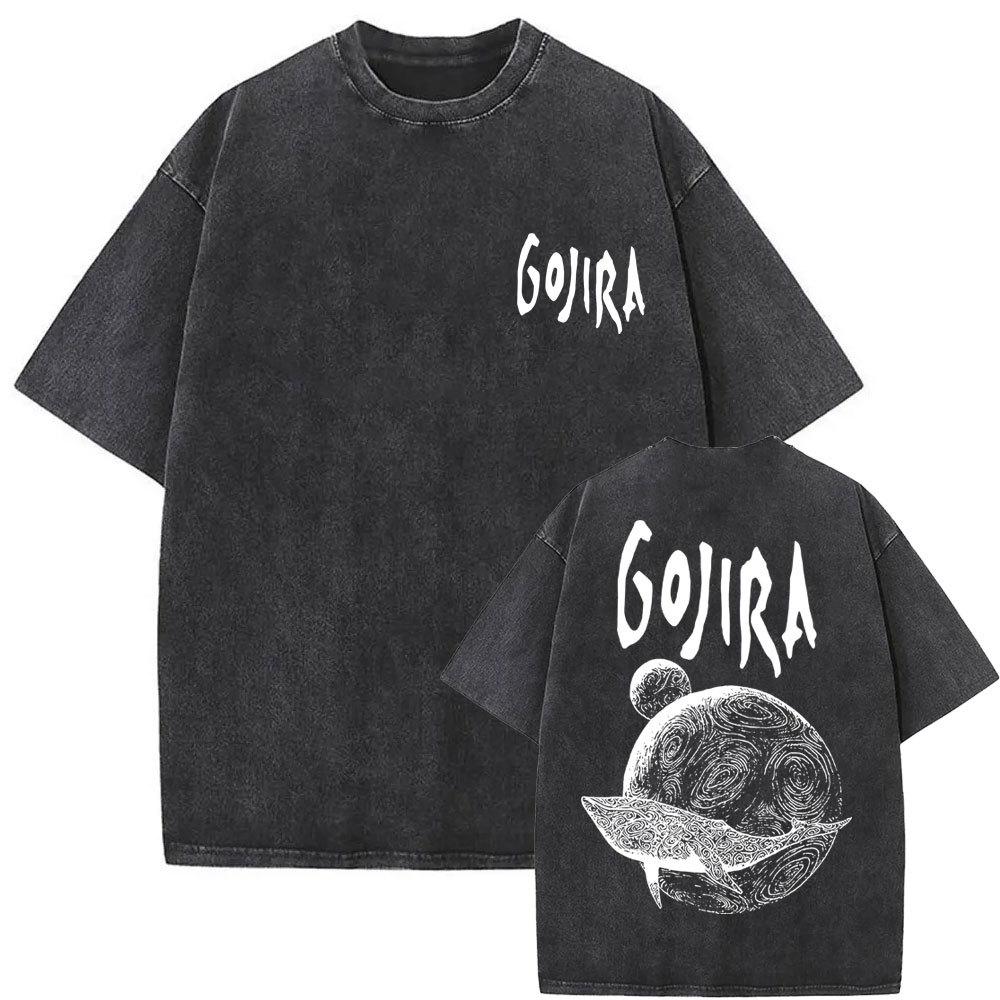 Washed Vintage Metal Band Gojira T-shirt From Mars To Sirius S