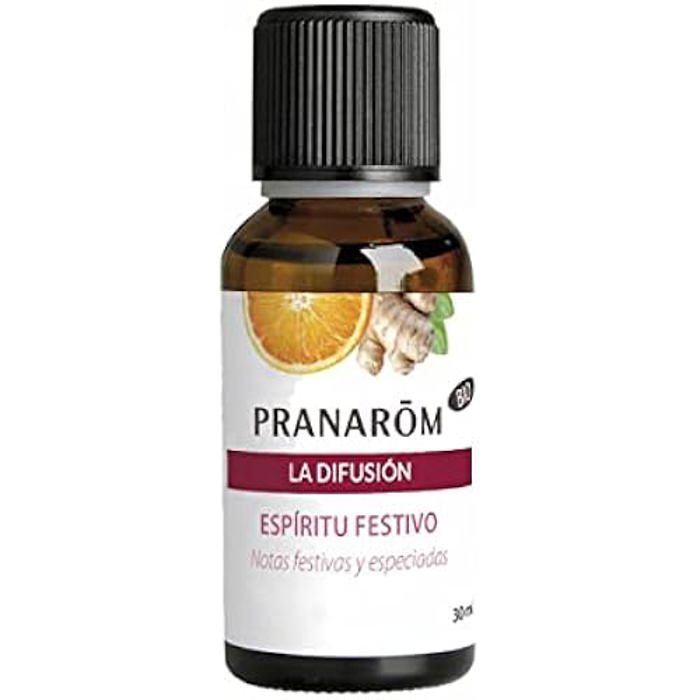Diffuseur d'huile essentielle - PRANARÔM - Esprit festif Bio - 30 ml - Sans fil - Multicolore