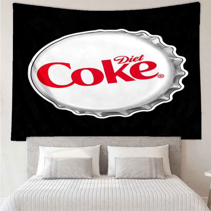 Stay Crisp Coke Tapestry, Unique Design Tapestry, Wall Decor for Bedroom,Livingroom, Playroom,Heartwarming Fan Holiday Gifts