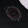Goth Spiky Round Link Chain Choker For Women Men Punk Y2K Titanium Steel Rivet Cone Necklace Grunge Aesthetic Jewelry Gift