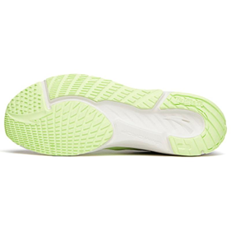 Anta Asphalt Road Fighter 1.0 Durable Breathable Low Top Running Shoes Men's White Green Black Sneakers 112215590R-7