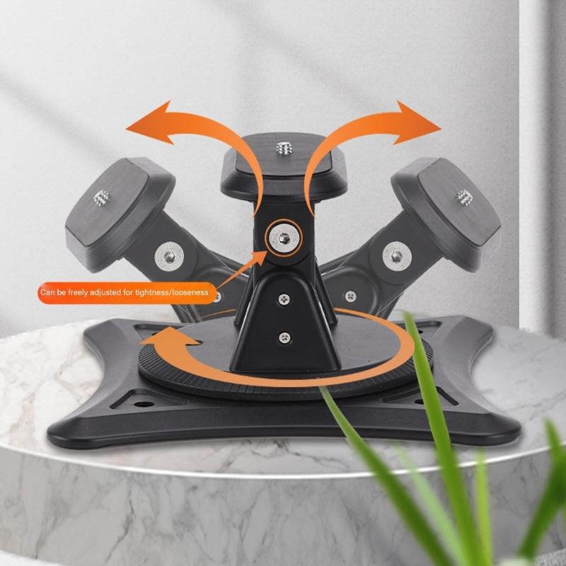 360 Degree Rotatable Projector Stand ABS Designs Adjustable Projector Mount for Home Theater Office Presentation Use