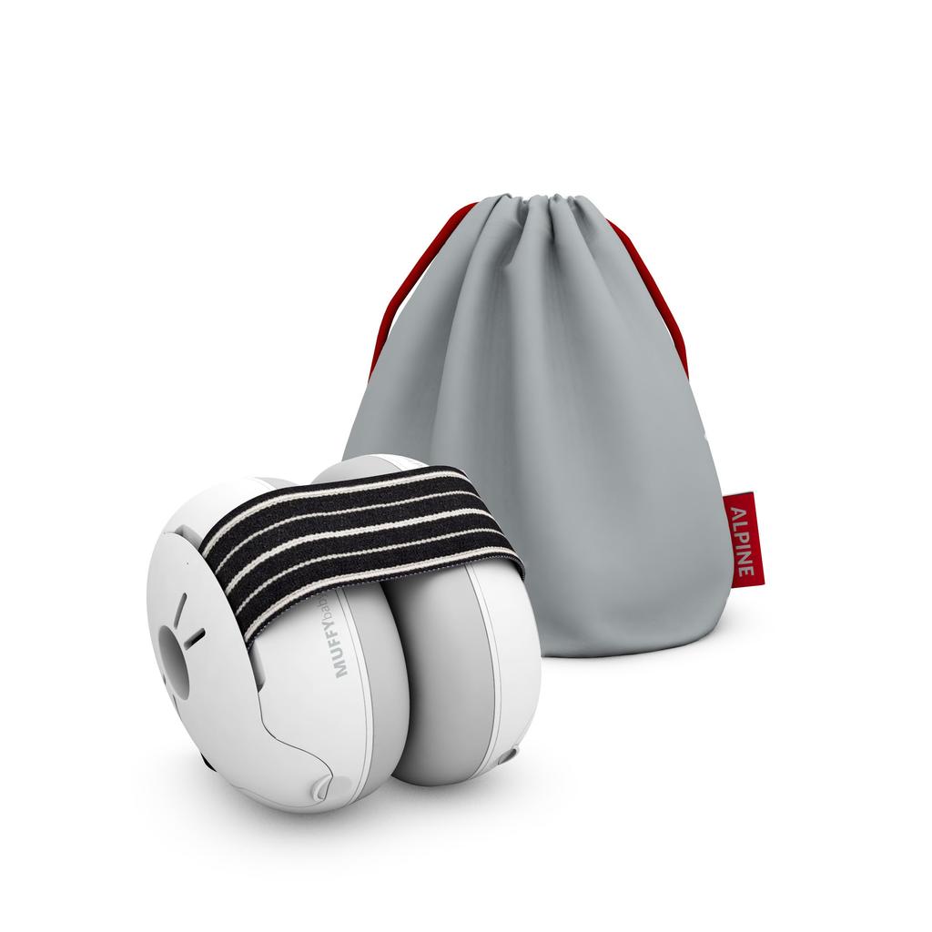 ALPINE HEARING PROTECTION MUFFY BABY CLASSIC BLK Earmuffs with and Noise Reduction for Babies Headband, Soundproofing,