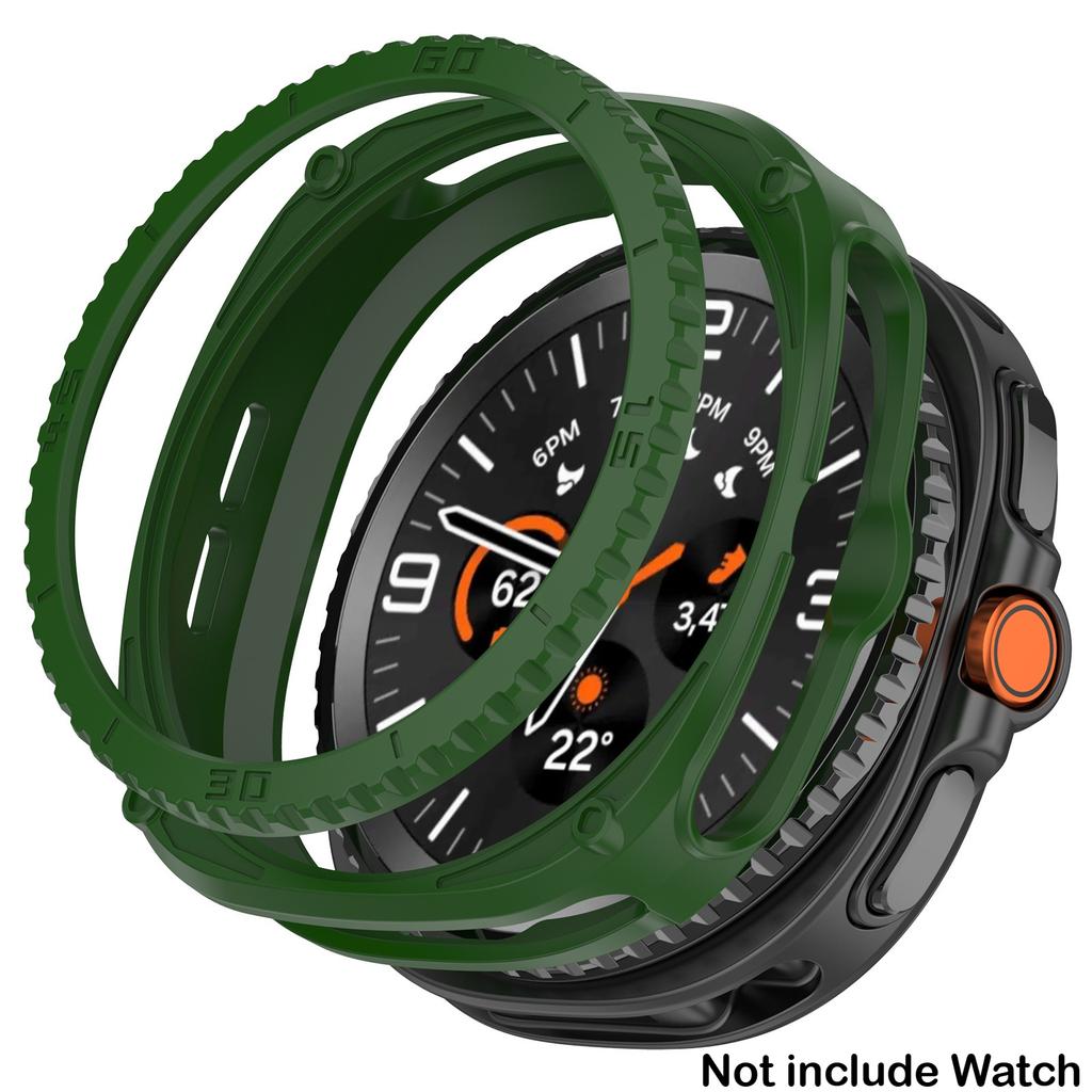 Silicone Case for Samsung Galaxy Watch 8 Classic 46 Protective Cover Shell for Galaxy Watch 8 Soft TPU Protector Box Accessories