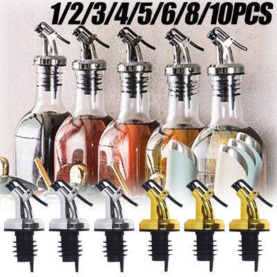 1-10pcs Creative Leak Proof Soy Sauce Spout Red Wine Head Oil Dispenser Anti-Drip Oil Bottle Stopper Vinegar Bottle Stopper
