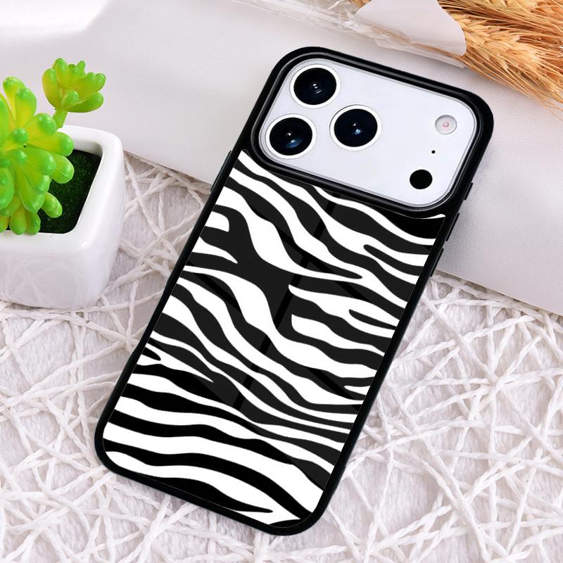 Tiger Zebra Leopard Shockproof Phone Case for iPhone 17 Air 16e 15 11 12 14 13 Pro Max Cover Coque