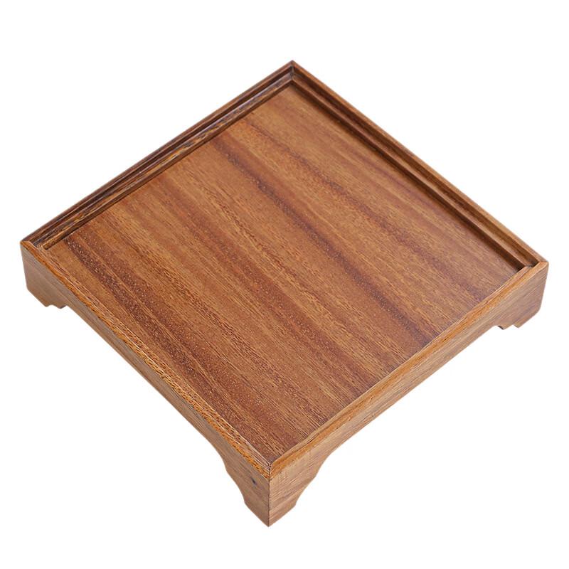 Walnut Wood Tea Display Stand & Tray