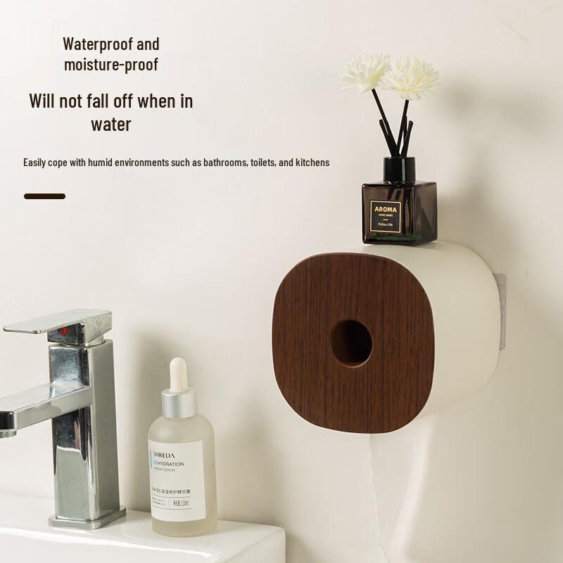 Japanese Style Wall-Mounted Tissue Holder
