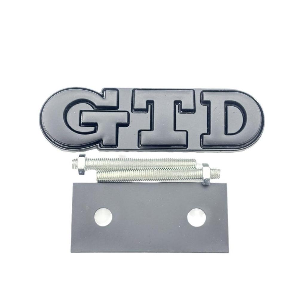 Volkswagen GTD Front Grille Emblem - Modified Car Badge