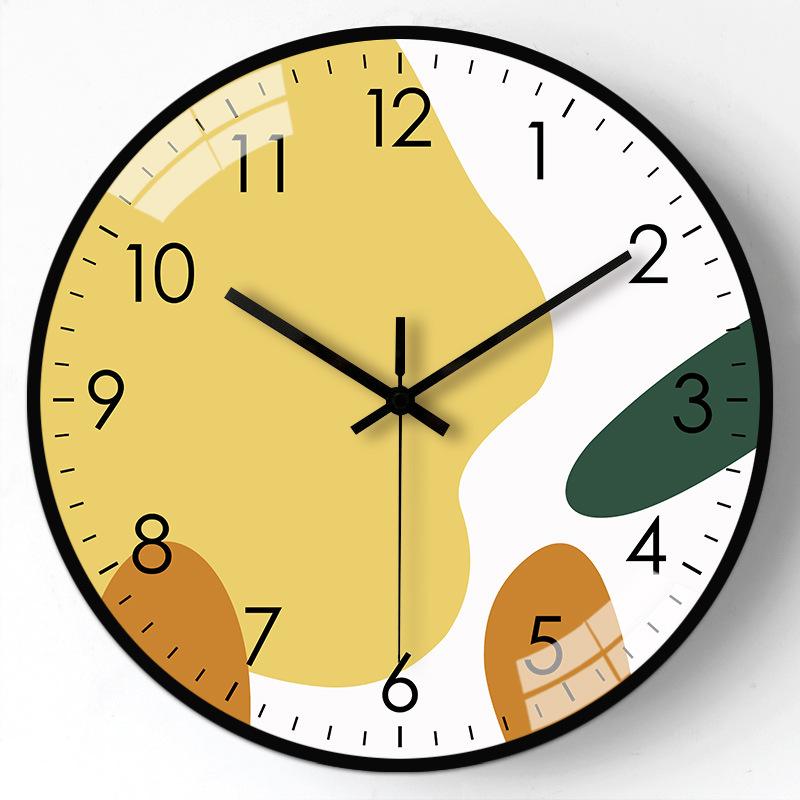 10-inch 25cm Creative Modern Wall Clock Home Living Room Bedroom Clock Mute Wall Quartz Clock