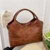 2026 Textured Soft Leather Handbag for Women High-End Light Luxury Thickened Large Capacity Fashiable Women's Bag