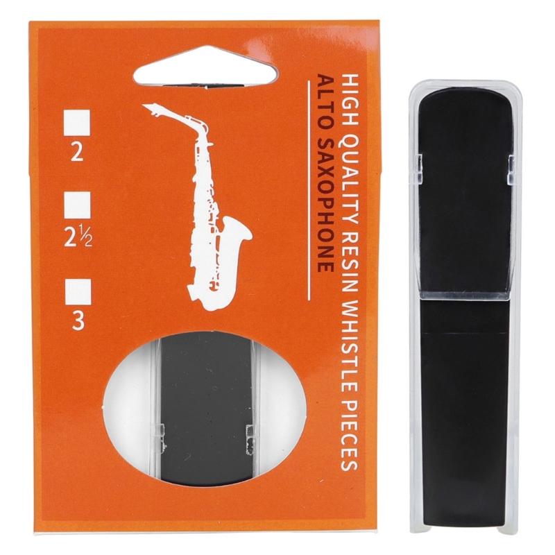 Resin Saxophone Mouthpiece Reed Strength 2.5 Saxophone Reed Sax Instrument Reed Woodwind Instrument Parts Enduring 1 чёрный