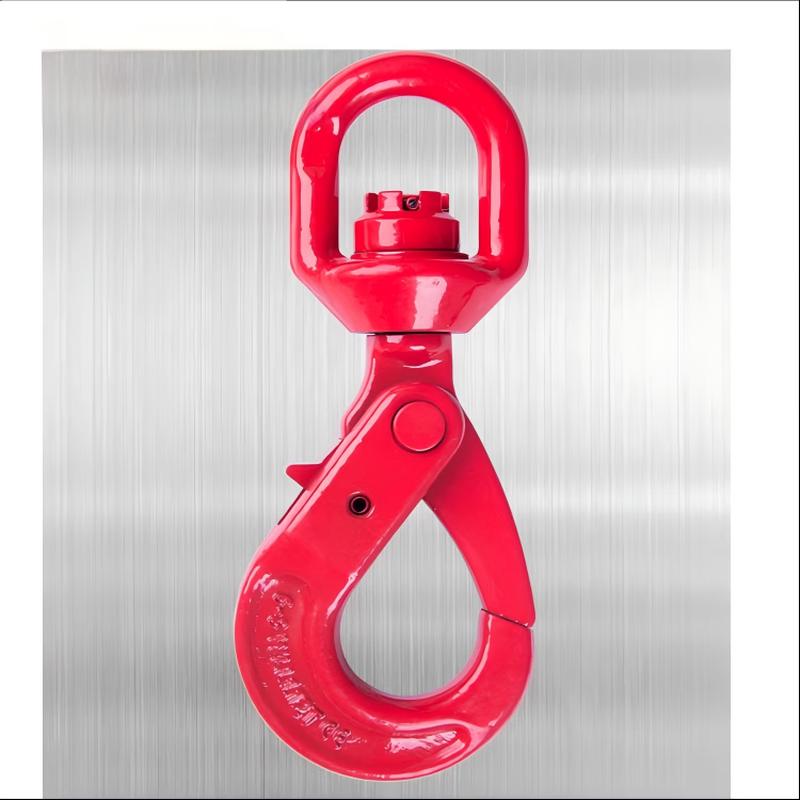 Самозапирающийся вращающийся подъемный крюк