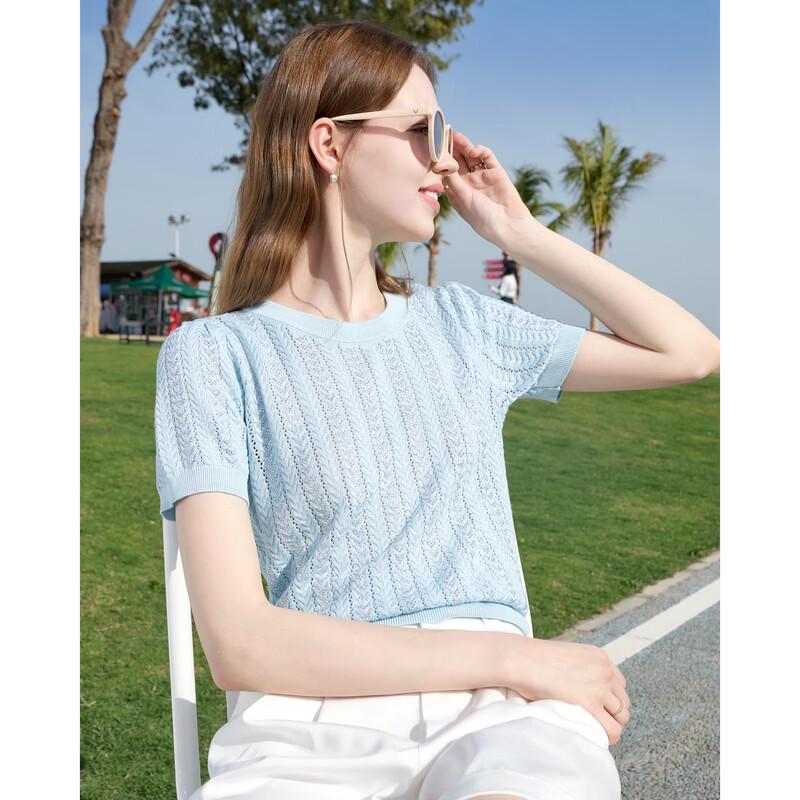 Betu Women's Lyocell Knit Short Sleeve Top